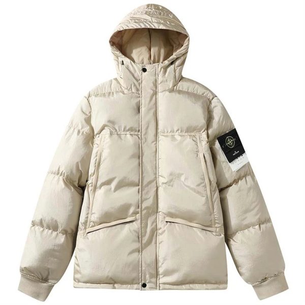 Kakobuy Spreadsheets Stone Island Crinkle Reps Down Puffer Jacket Black Coat Medium