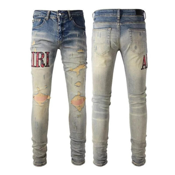 Distressed and Ripped Purple Jeans 37 styles