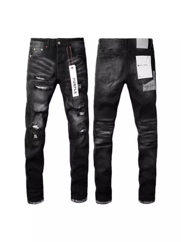 Black Ripped Purple Jeans 37 styles