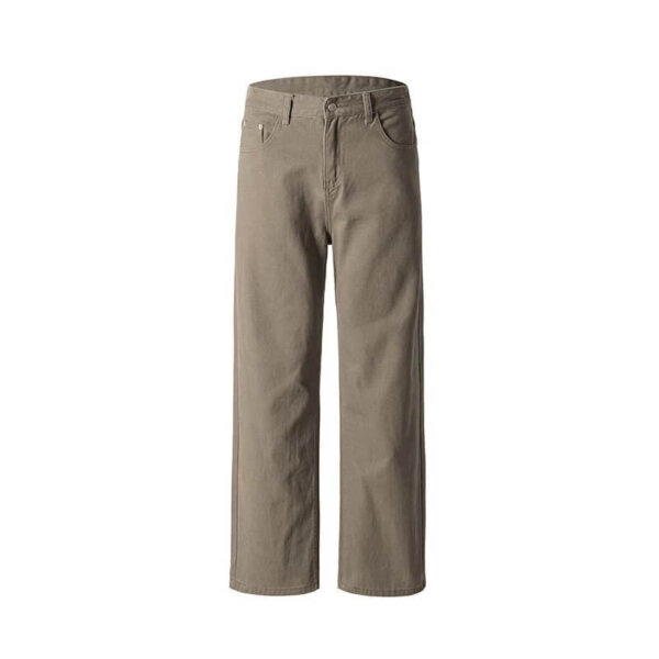 Pure Cotton Washed Wide-Leg Jeans 6 styles